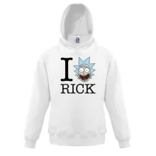 Детская толстовка Rick And Morty - I Love Rick