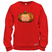 Свитшот с тыквой Trick or Treat