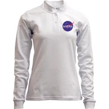 Лонгслив поло со стойкой Алена (NASA Style)