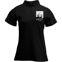 Футболка с воротником стойкой Some thing like it HOT
