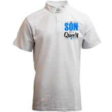 Футболка с воротником стойкой Son of a queen