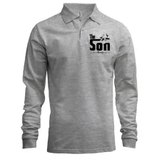 Мужской лонгслив поло The son (family)