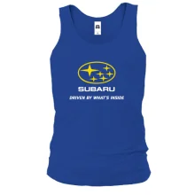 Майка с логотипом Subaru и надписью
