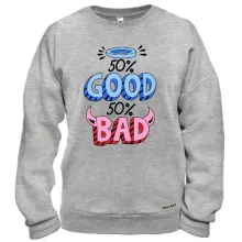 Свитшот на 50% good 50% bad