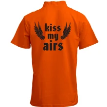 Футболка с воротником стойкой Kiss my airs