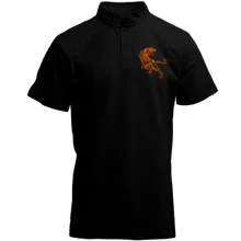 Футболка с воротником стойкой Tiger