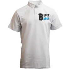 Футболка с воротником стойкой Цвет в цвет