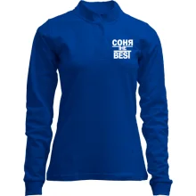 Лонгслив поло со стойкой Соня the BEST
