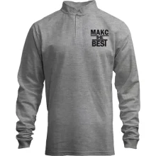 Лонгслив поло со стойкой Макс the BEST
