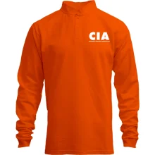 Мужской лонгслив поло со стойкой CIA