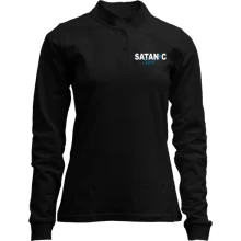 Лонгслів поло зі стійкою satanik girl