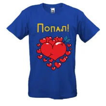 Футболка с сердцем пробитым стрелой 