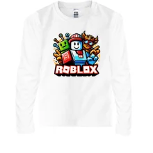 Детский лонгслив с группой персонажей Roblox