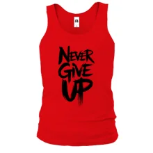 Мужская майка Never Give Up