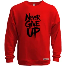 Світшот без начосу Never Give Up