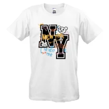 Футболка NY с граффити
