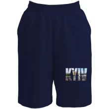 Шорты с надписью «KYIV» и панорамой Майдана