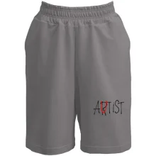 Шорты с надписью Artist/autist