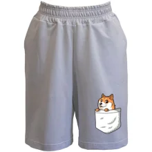 Шорты с wow doge в кармане
