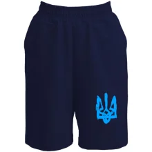 Шорты с гербом Украины (стилизованный под краску)