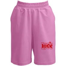 Шорти з написом Love Love міні