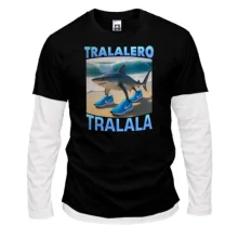 Мужской лонгслив Комби Tralaleo Tralala