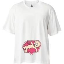 Футболка Oversize Не хочуу!