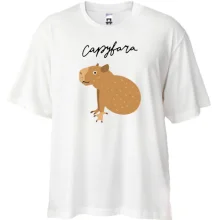 Футболка Oversize Капибара (2)