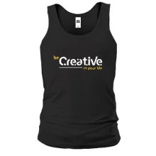 Мужская майка Be Creative in your life