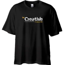 Футболка Oversize Be Creative in your life