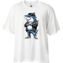 Футболка Oversize Бандитская акула