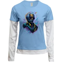 Комбинированный лонгслив Albert Einstein Art
