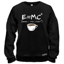 Свитшот E=MC2 (Energy = Milk x Coffee)
