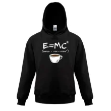 Детская толстовка E=MC2 (Energy = Milk x Coffee)