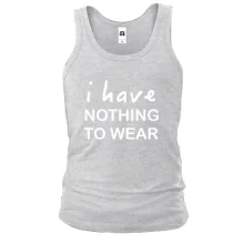 Майка Nothing to wear