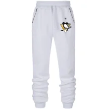 Штаны из футера без начеса Pittsburgh Penguins с пингвином и золотым треугольником