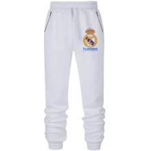 Мужские трикотажные штаны с цветной эмблемой Real Madrid