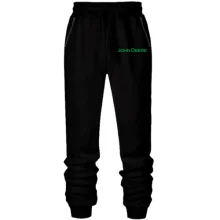 Штаны из футера без начеса John Deere (надпись)