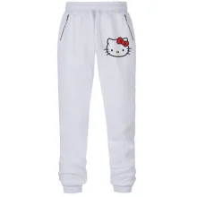 Штаны из футера без начеса Hello Kitty!