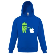 Детская толстовка Android vs Apple