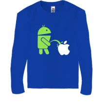 Детский лонгслив Android vs Apple