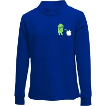 Детский лонгслив поло Android vs Apple