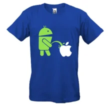 Футболка Android vs Apple
