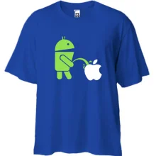 Футболка Oversize Android vs Apple