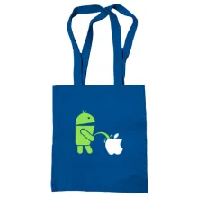 Сумка шоппер Android vs Apple