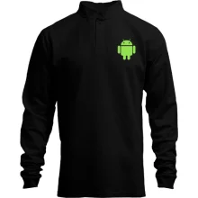 Лонгслив поло со стойкой Android