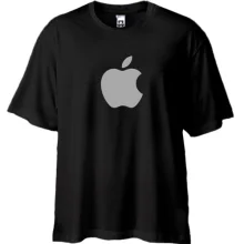 Футболка Oversize с лого Apple