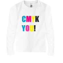 Детский лонгслив CMYK YOU!