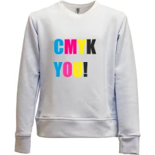Детский свитшот без начеса CMYK YOU!
