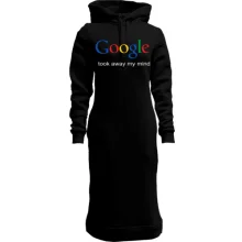 Худи платье Google took away my mind